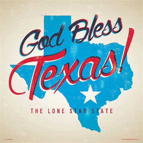 God Bless Texas Digital Art by Jim Zahniser | Pixels