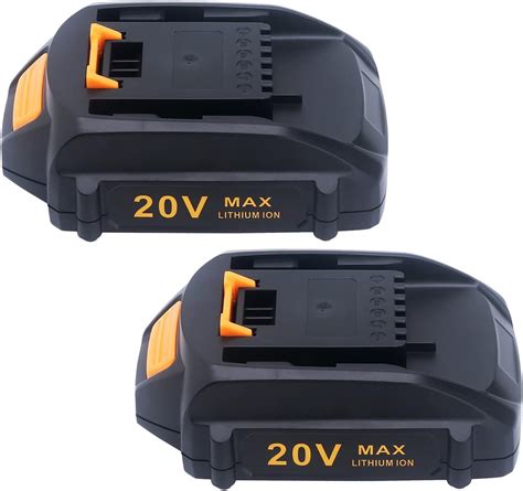 Amazon 2Packs 20Volt 3500mAh WA3525 Replacement Lithium Battery