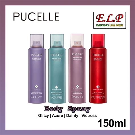 Pucelle Eau De Luxe Body Spray Ml Shopee Malaysia