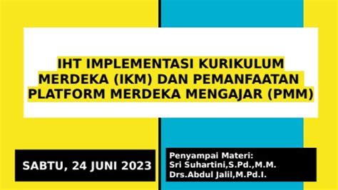 Iht Ikm Dan Pemanfaatan Pmm Pgp Pp Flip Pdf Anyflip