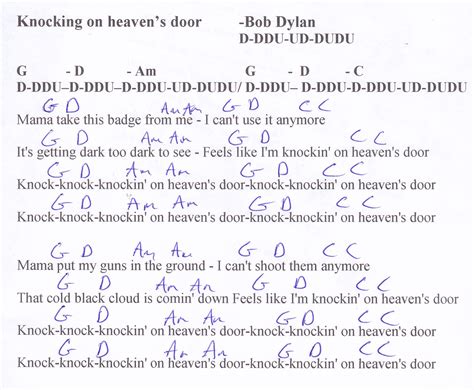 Knocking On Heavens Door Bob Dylan Lyrics