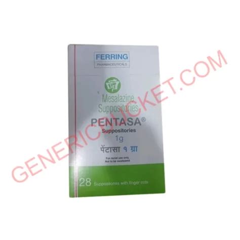 Pentasa Suppository Mesalazine Suppository Genericbucket