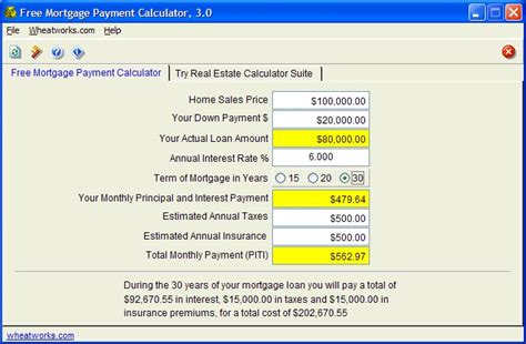 Free Mortgage Payment Calculator - standaloneinstaller.com