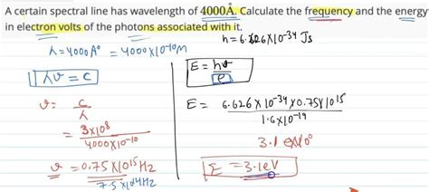 A spectral line of wavelength 5461 Å has a width of 10 4 Å Evaluate