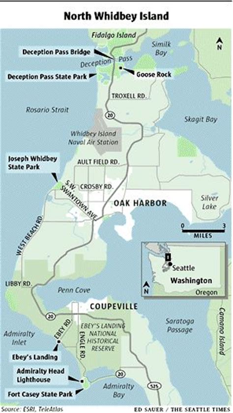 Whidbey Island Trail Map