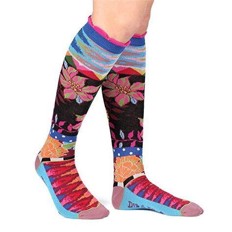 Dub And Drino France Drin260 Ladies Knee High Socks Fun Funky