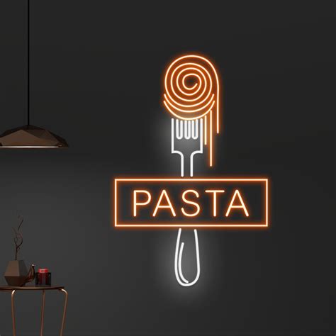 Custom Pasta Neon Sign Italian Noodle Led Light Italy Noddles Neon