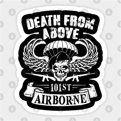 101st Airborne Division Airborne Sticker Teepublic