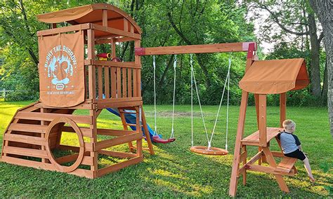 Up to 48% Off Wooden Playground Sets on Amazon | Prices from $212.99 ...