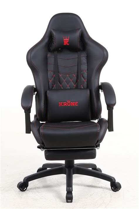 Ripley SILLA GAMER OFICINA KRONE XL MASAJEADOR LUMBAR APOYAPIÉS