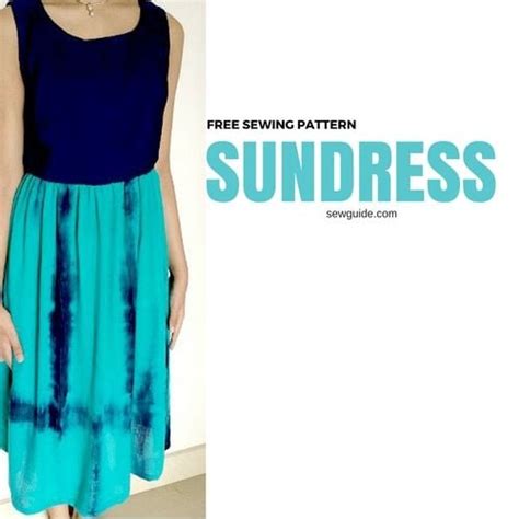 Make your own simple SUNDRESS- free sewing pattern & tutorial - SewGuide