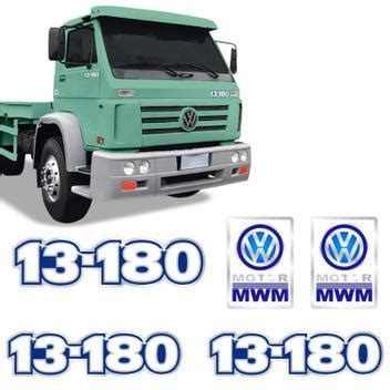 Kit Adesivos 13 180 Emblemas Caminhão Mwm Volkswagen SPORTINOX