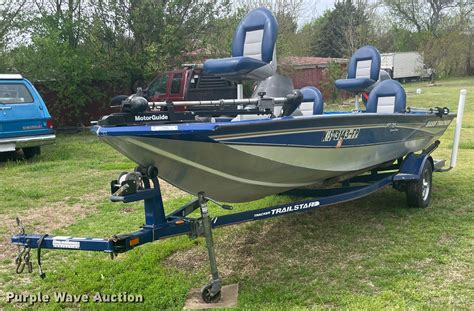 2005 Bass Tracker Pt175 Boat In Arkansas City Ks Item Ir9920 Sold Purple Wave