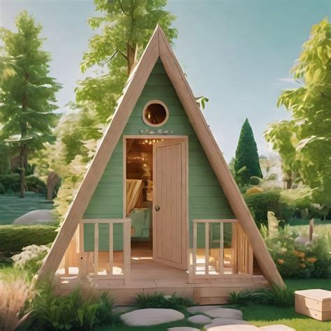 Playhouse Plans for Kids, A-frame Playhouse, Step-by-step PDF ...