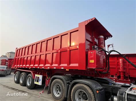 3 axles 50t mining dump trailer for sale China Taian Shi, PW32155