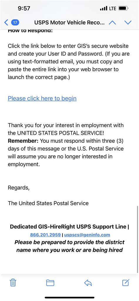 Is this a legit email from USPS? I’m not trying to get scammed! The