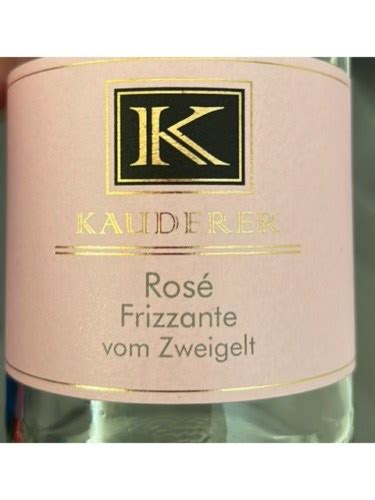 Kauderer Ros Frizzante Vom Zweigelt Vivino Us