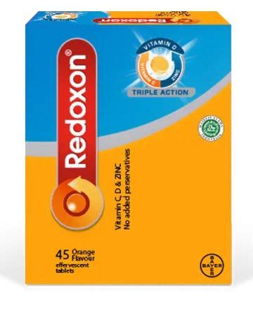 Redoxon Effervescent Triple Action Orange Exp Lazada