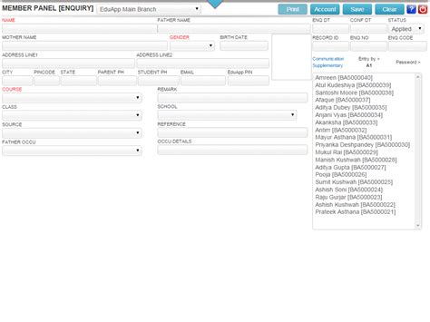 Enquiry Management System