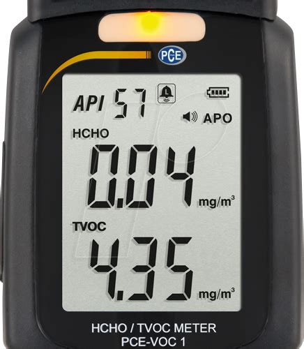 PCE VOC 1 Gasmessgerät Formaldehyd PCE VOC 1 at reichelt elektronik