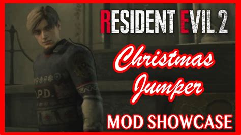 Mod Showcase Resident Evil 2 Remake Christmas Jumper Leon Scott