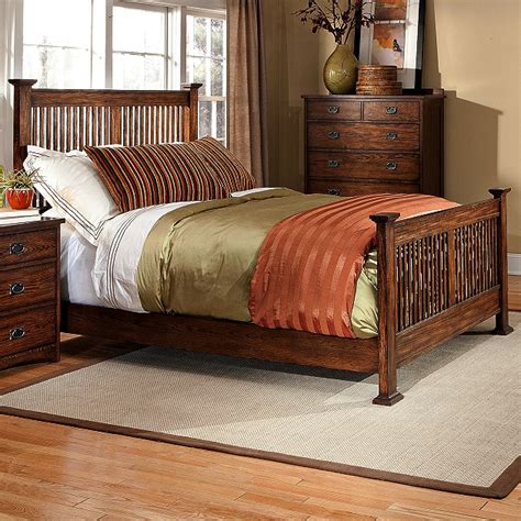 Oak Mission Style Bedroom Furniture : Mission Style Medium Oak Finish ...