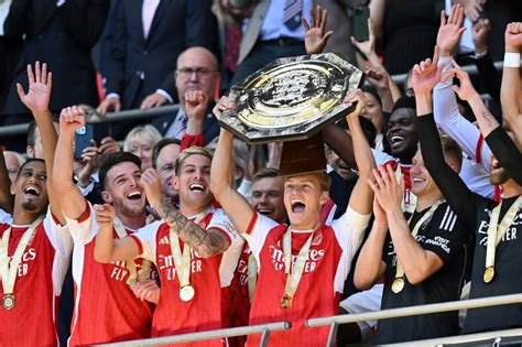 Arsenal Beat Man City On Penalties To Win Community Shield Daily