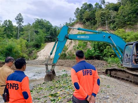 Dampak Tanah Longsor Bpbd Oku Selatan Buka Jalan Alternatif