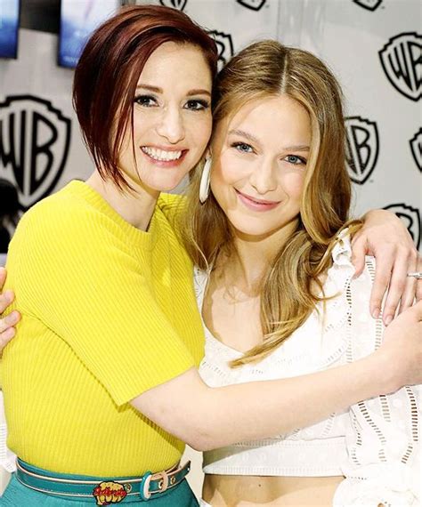 Chyler Leigh And Melissa Benoist At 2018 Sdcc Melissa Supergirl