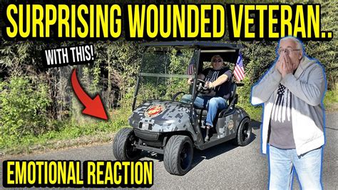 We Surprised A Wounded Marine Veteran With This Emotional Reaction