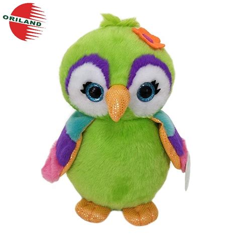 Multicolor Mini Owl Plush Toy Stuffed Animal Toy Custom Buy Mini Owl