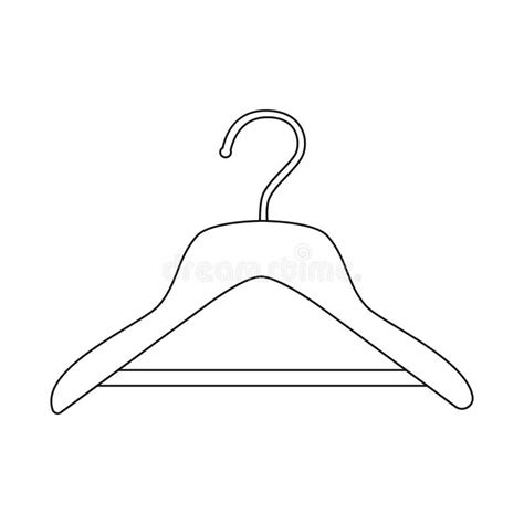 Vector Illustration Of Hanger And Empty Symbol Collection Of Hanger