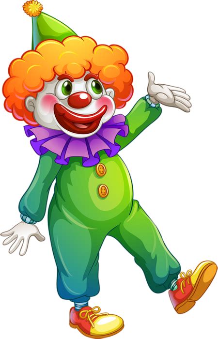 Clown colored - Dessin couleur png : clown - Pagliaccio