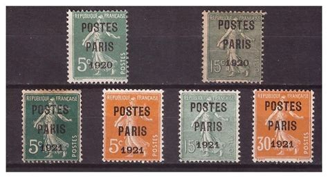 France Set Of Rare Pre Cancelled Stamps Catawiki