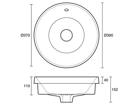 Roca The Gap Round Semi Inset Basin Mm With Overflow White From Reece