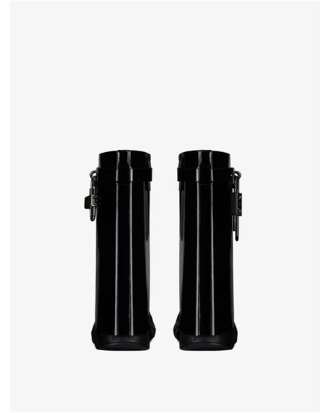 Givenchy Shark Lock Biker Ankle Boots In Black Lyst