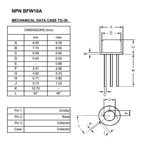 BFW16A HF WIDEBAND TRANSISTORS NPN
