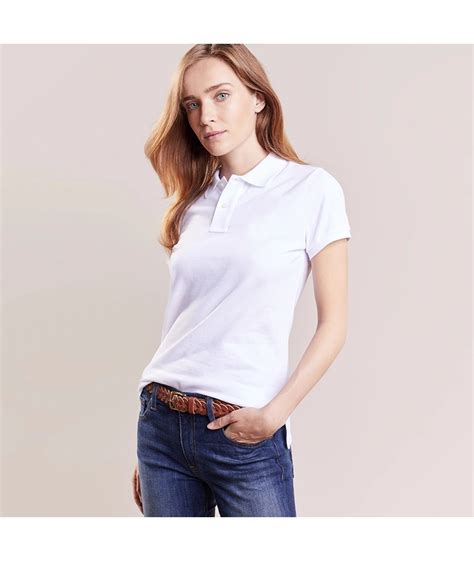 Camiseta Polo Slim De Mujer