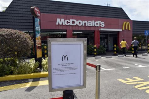 McDonald's Singapore suspends all restaurant operations, including ...