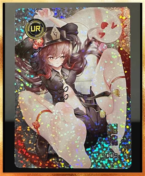 HU TAO GENSHIN Impact CARTE RARE SP Goddess Story Anime Waifu Holo Card