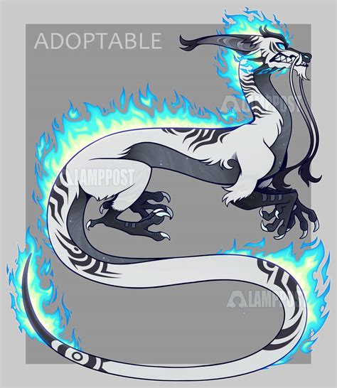 Striped And On Fire [adopt Closed] By Lamp P0st On Deviantart