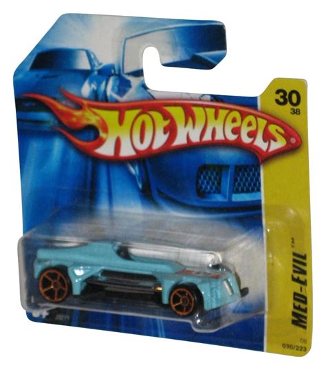 Hot Wheels Med Evil 30 38 2006 Blue Toy Car 030 223 Short Card