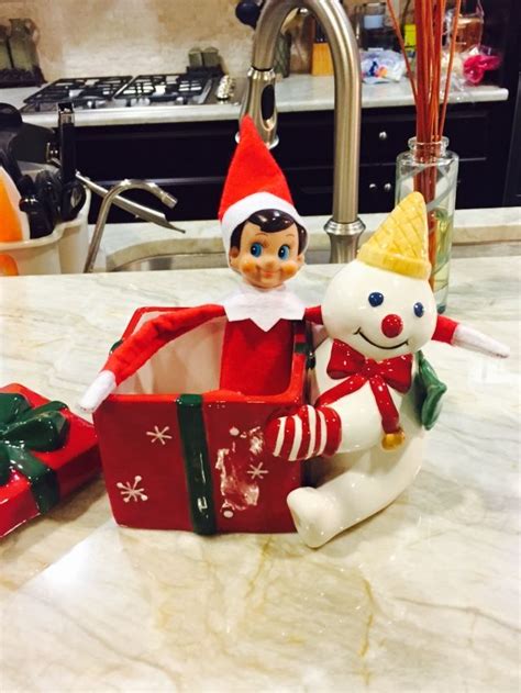 Mr Bingle Meets Elf On The Shelf Elf On The Shelf Elf Holiday Decor