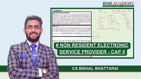 Vat Applicability On Non Resident Electronic Service Provider Cap Ii