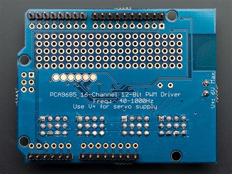 Pwm Servo Shield Canales Bit Interfaz I C Sandorobotics