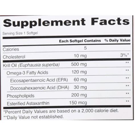 Krill Oil Omega Astaxanthin Mg X C Psulas Blandas Kirkland