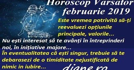 Horoscop Vărsător februarie 2019 diane ro