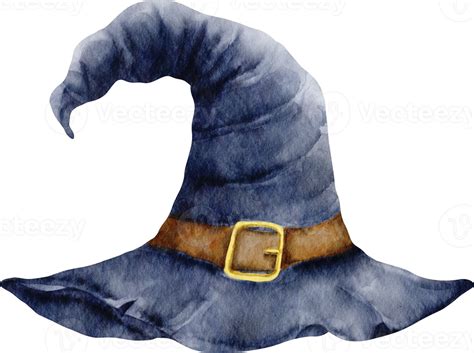 Watercolor Witch Hat Png