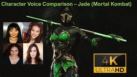 Character Voice Comparison Jade Mortal Kombat Youtube