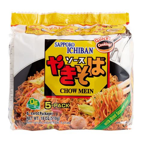 Sapporo Ichiban Yakisoba Instant Noodles 5 Pack World Market